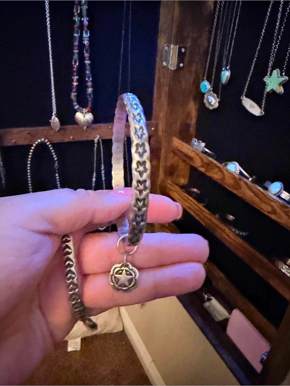 Silver-Tone Charm Bracelet